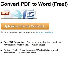 Online pevod PDF do Wordu